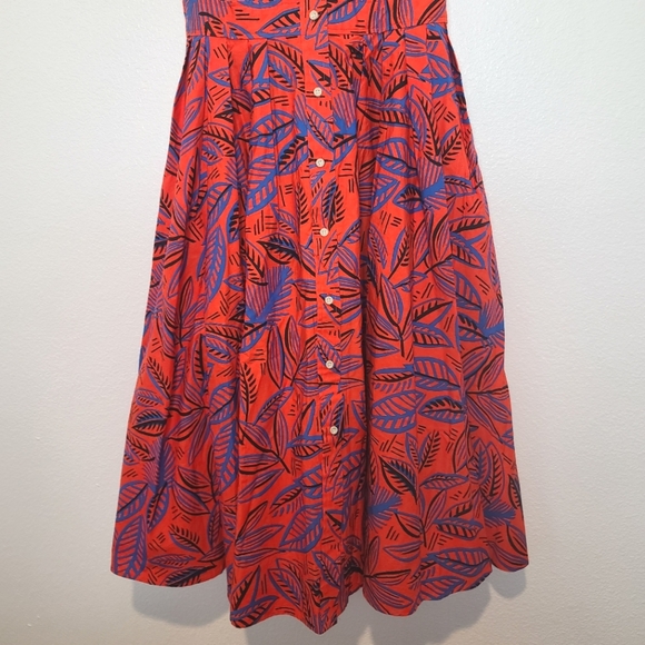 Alexis x Target Tropical Leaf Button Front Shirt Dress - Picture 7 of 14